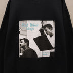 CHET BAKER | CREW NECK SWEAT SHIRT ( TYPE-1 ) #BLACK [CHETBAKER-WM-SS06]