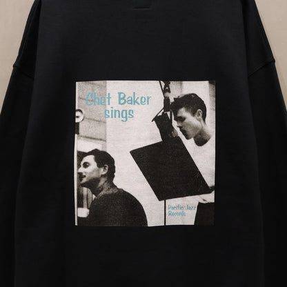 CHET BAKER | 圆领运动衫（类型 1）#黑色 [CHETBAKER-WM-SS06]