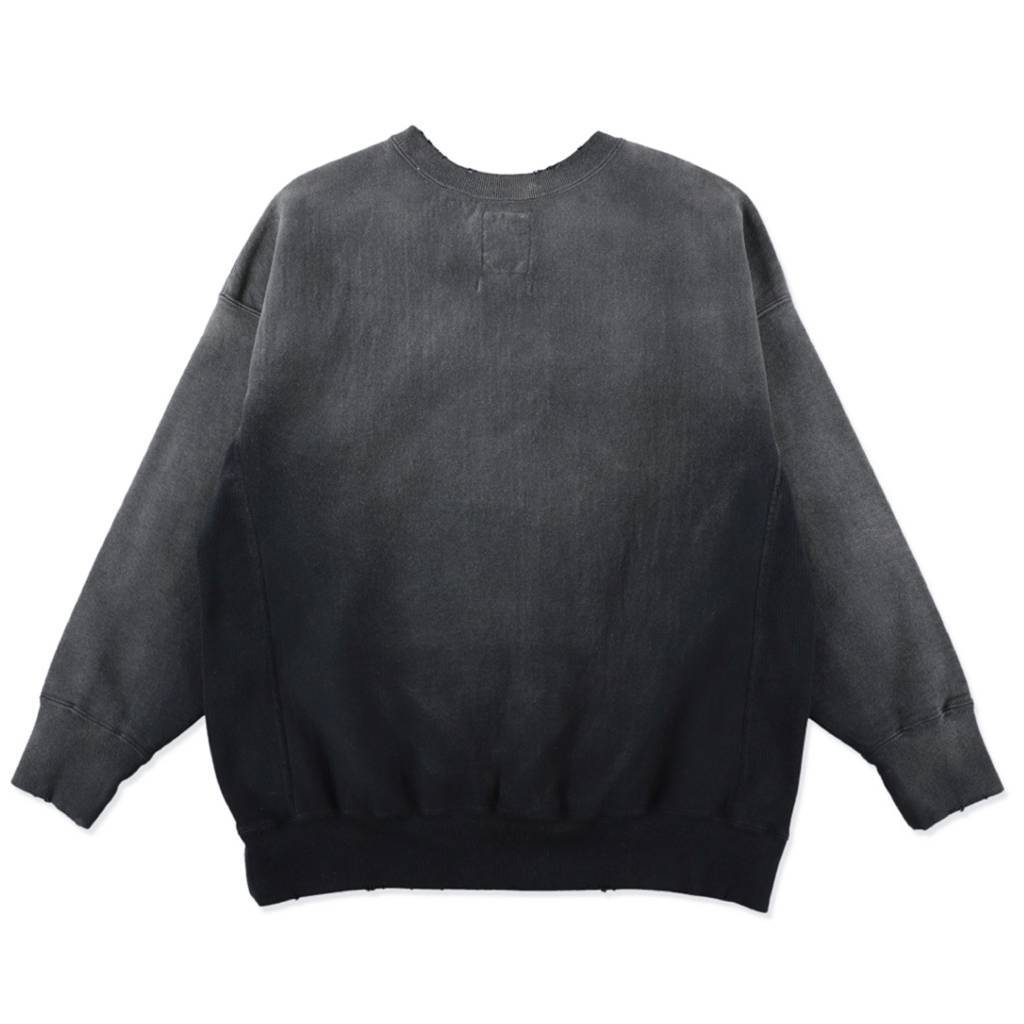 U.S. AIR FORCE EAGLE SWEATSHIRT AGED #AGED BLACK [BW252-UAES]