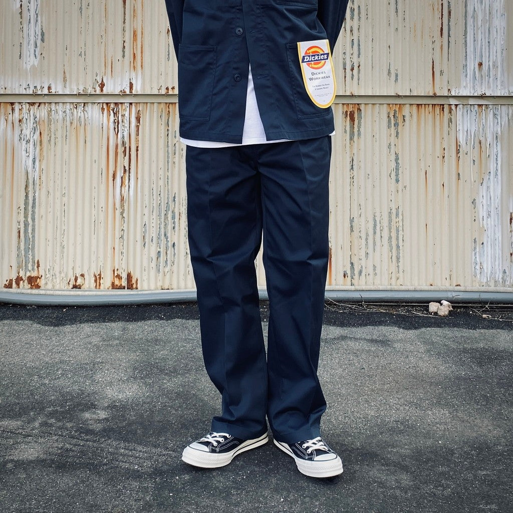 DICKIES | PLEATED TROUSERS #NAVY [26SS-WMP-DC01] - cocorozashi
