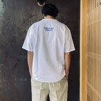 MULHOLLAND DRIVE | WASHED HEAVY WEIGHT CREW NECK T-SHIRT ( TYPE-2 ) #WHITE [MD-WM-WT02]