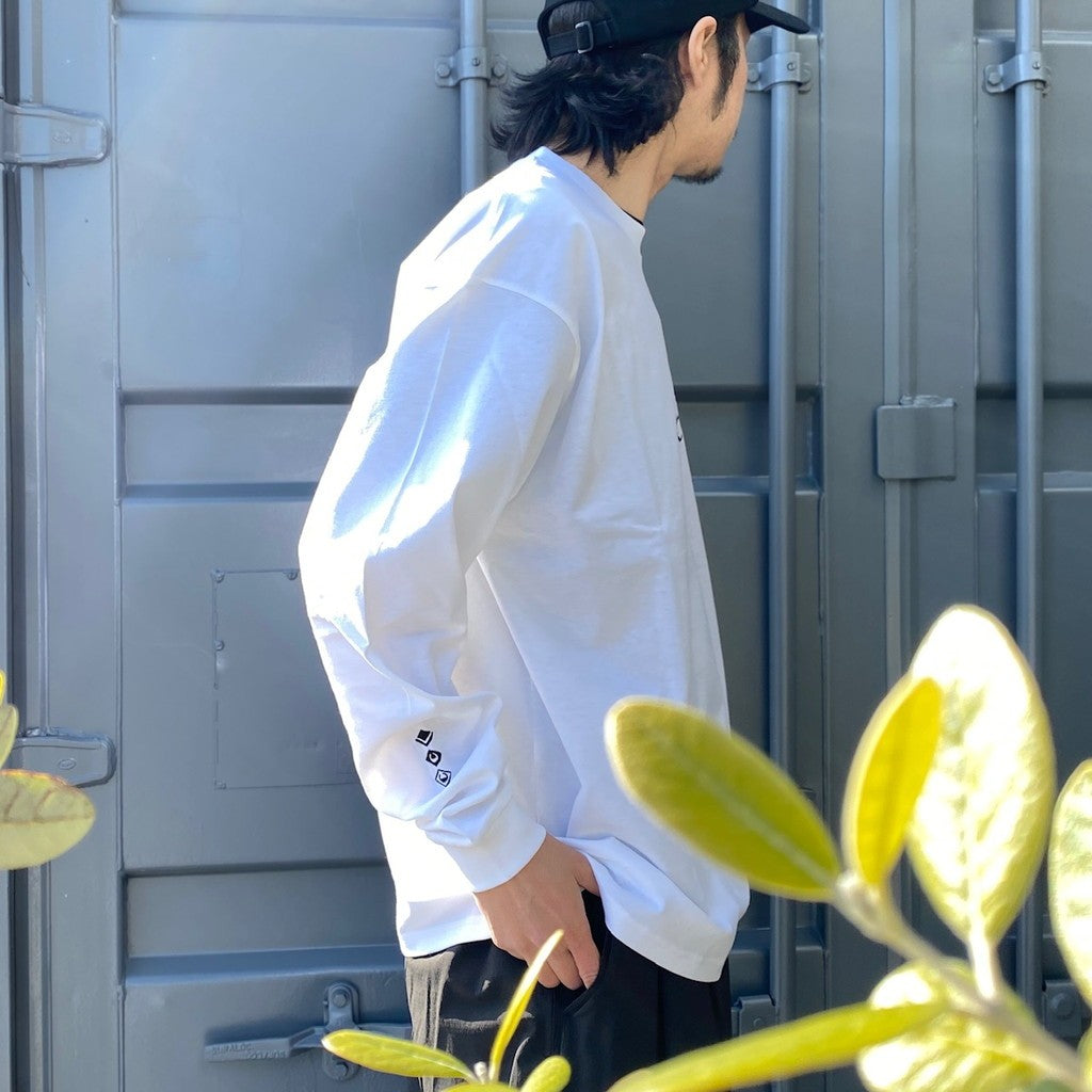 Cotton L/s T-shirt_City Country City #WHITE [CCC-241T004]