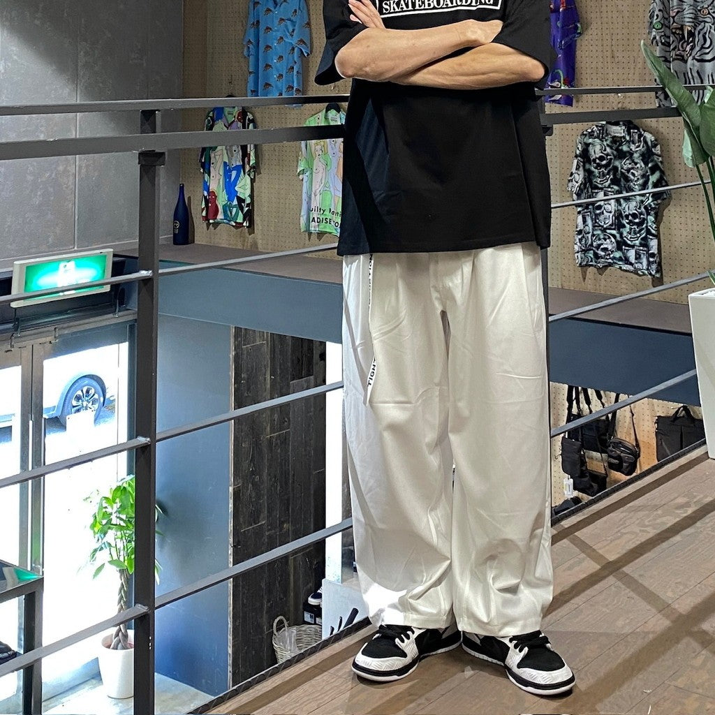 BAGGY SLACKS #WHITE [SS24-B10]