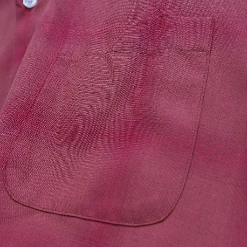OMBRE CHECK OPEN COLLAR SHIRT S/S ( TYPE-3 ) #PINK [25SS-WMS-OC20]