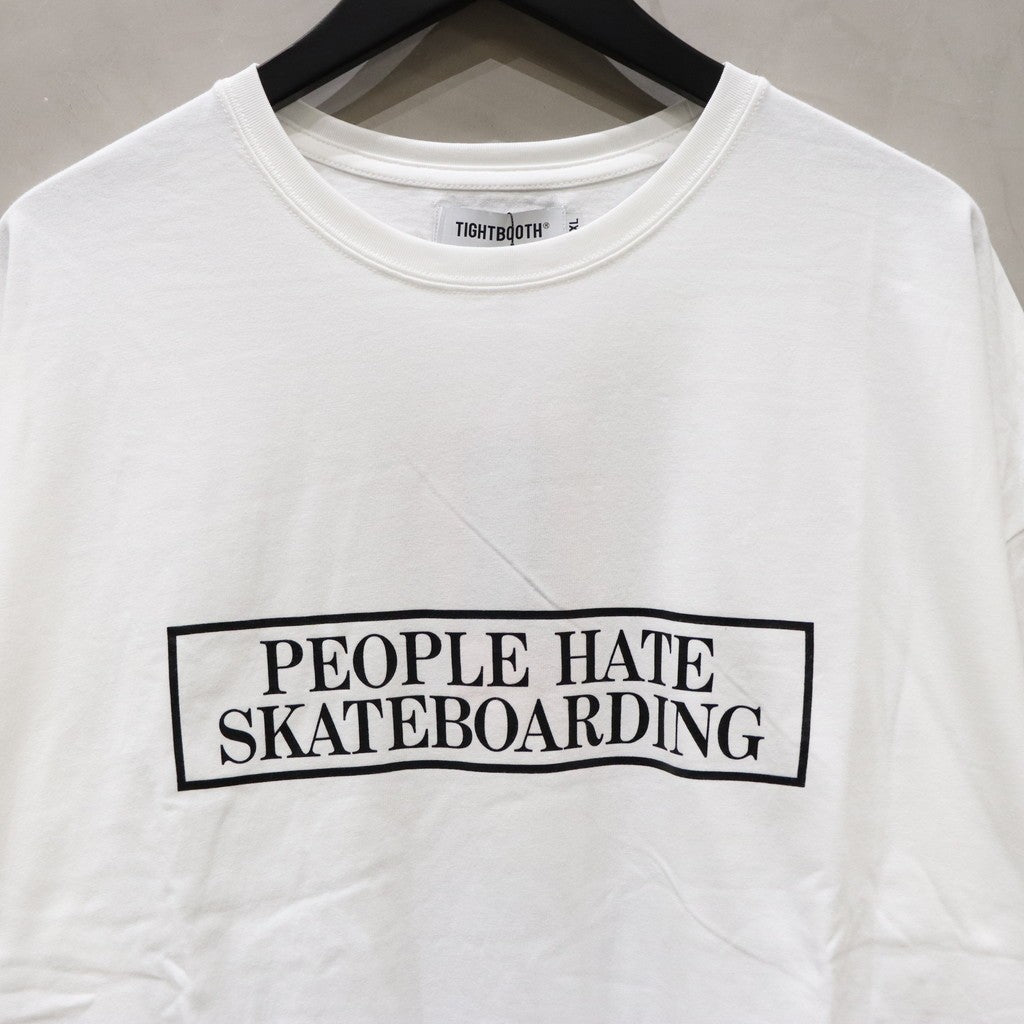 PEOPLE HATE SKATE T-SHIRT #WHITE [SS24-T12]
