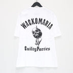 56 TATTOO STUDIO | WASHED HEAVY WEIGHT CREW NECK T-SHIRT #WHITE [56TS-WM-WT01]