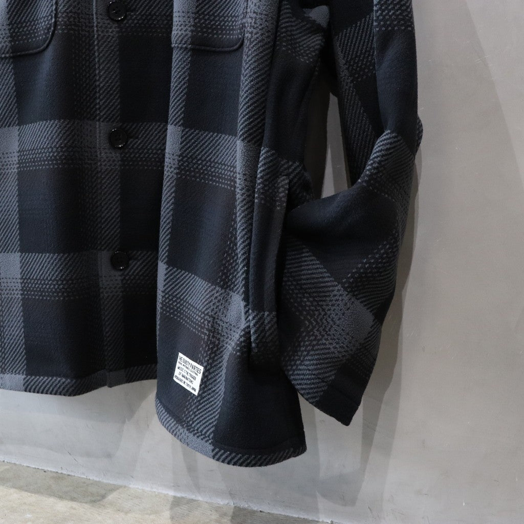 FLEECE SHIRT ( TYPE-1 ) #CHARCOAL [24FW-WMO-BL24]