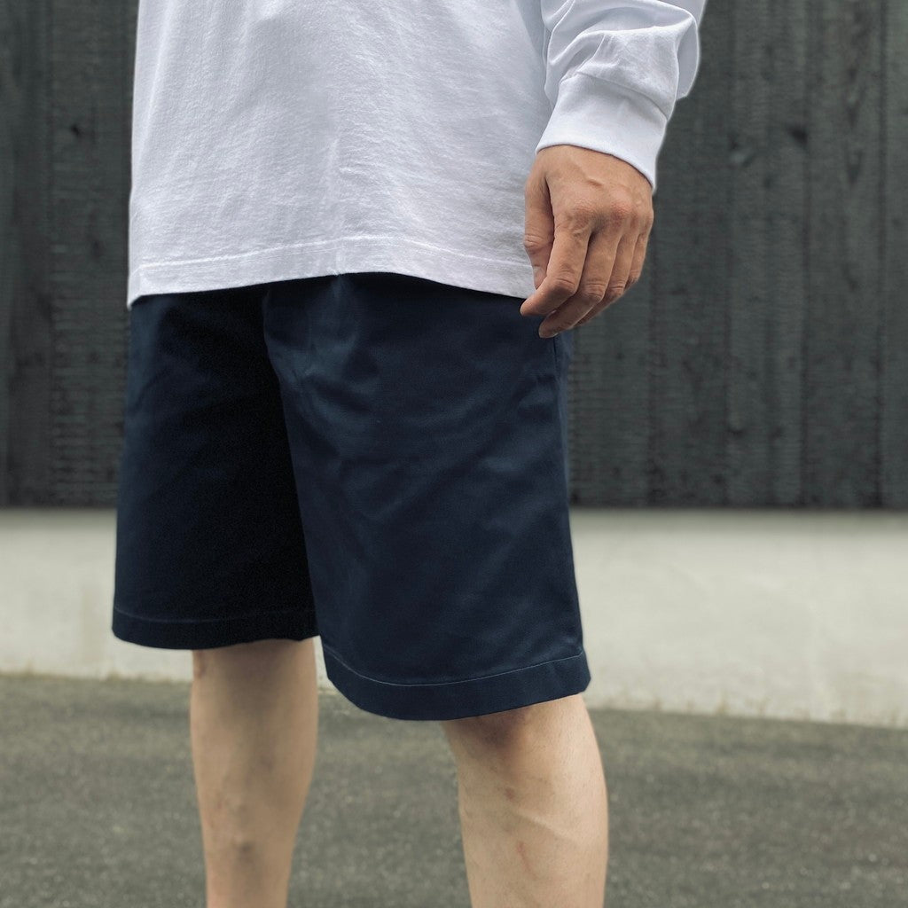 DICKIES | PLEATED SHORT TROUSERS #NAVY [26SS-WMP-DC02]
