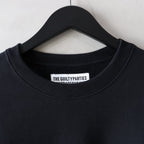 MIDDLE WEIGHT CREW NECK SWEAT SHIRT ( TYPE-2 ) #BLACK [24FW-WMC-SS08]