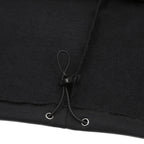 BIO WASHED EASY HALF ZIP SWEAT SHIRTS #BLACK [HOD25AWSWEHZSS]