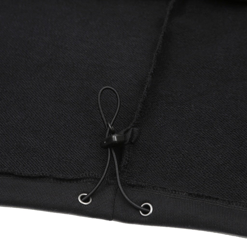 BIO WASHED EASY HALF ZIP SWEAT SHIRTS #BLACK [HOD25AWSWEHZSS]