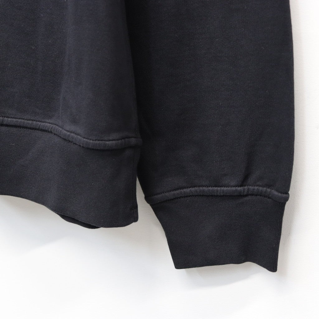 LIGHT FLEECE CREWNECK SWEATSHIRT #BLACK 999 [RCCMSS711A-002246G]