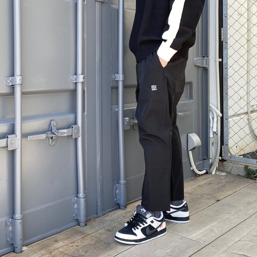 Embroiderd Logo Strech Easy Pants #BLACK [CCC-241P004]