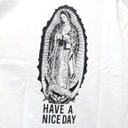 WASHED HEAVY WEIGHT CREW NECK T-SHIRT ( TYPE-1 ) #WHITE/BLACK [26FWE-WMT-WT01]