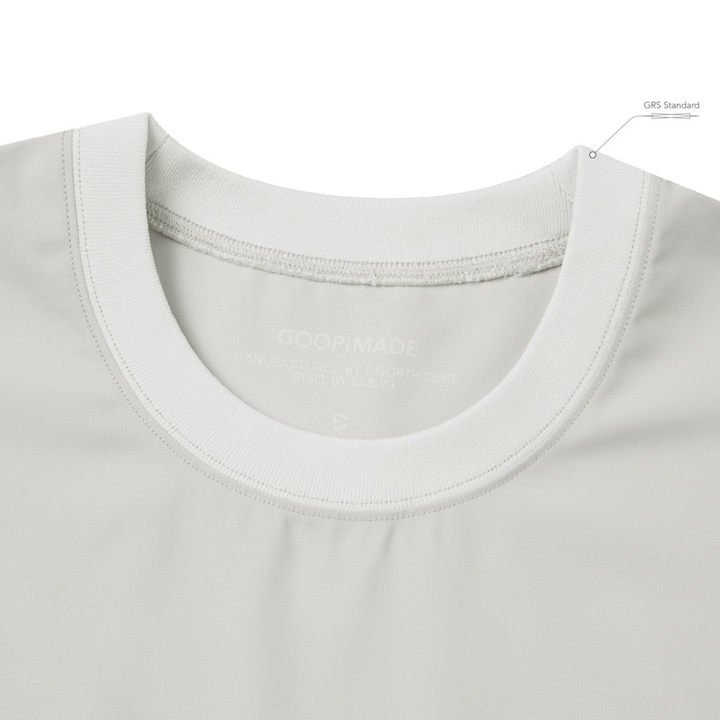 "WR-01T" 全新科技T卹（防水）#奶油色 [GOOPI-25SS-APR-01]