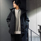 HEATING HOODED BLOUSON #BLACK [MNA-LAN-06]