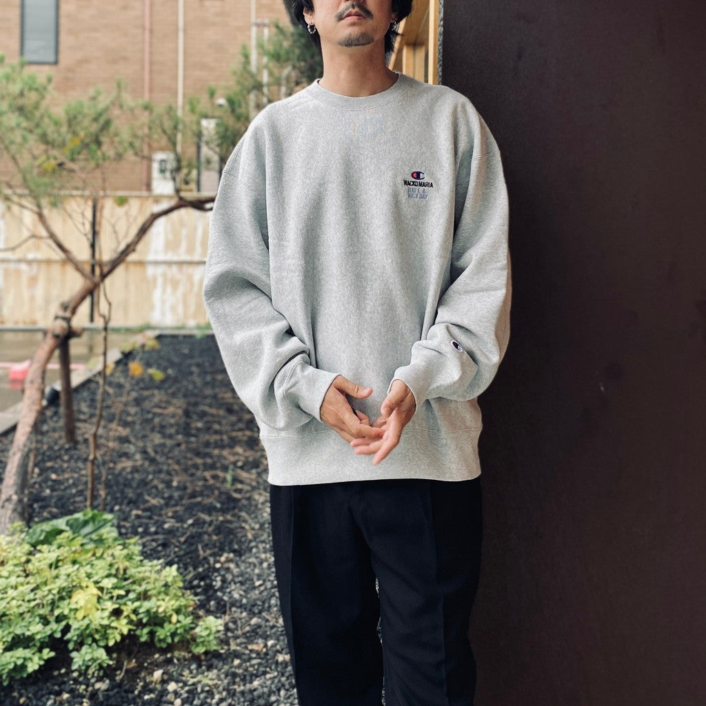 CHAMPION | REVERSE WEAVE CREW NECK SWEAT SHIRT #SILVERGRAY [26FW-WMC-CP04]