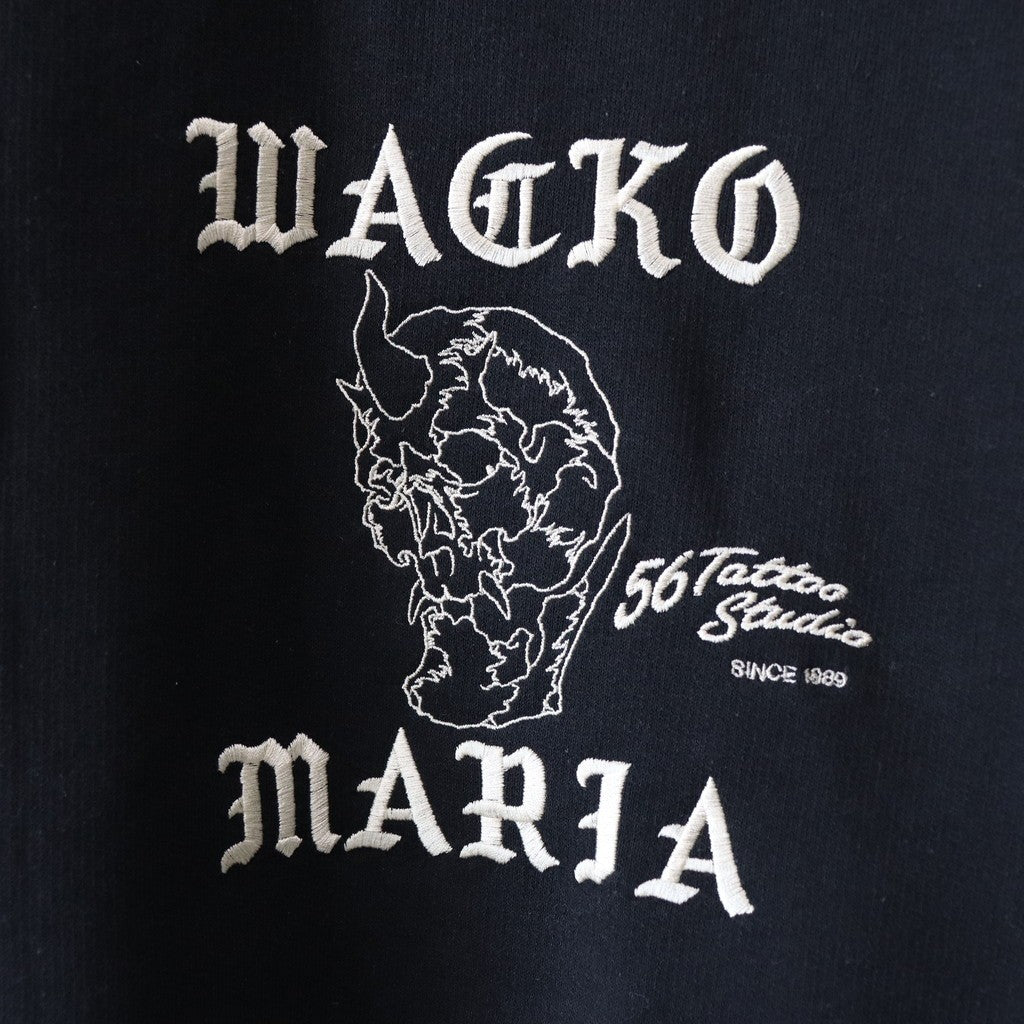 56 TATTOO STUDIO | CREW NECK SWEAT SHIRT #BLACK [56TS-WM-SS01]