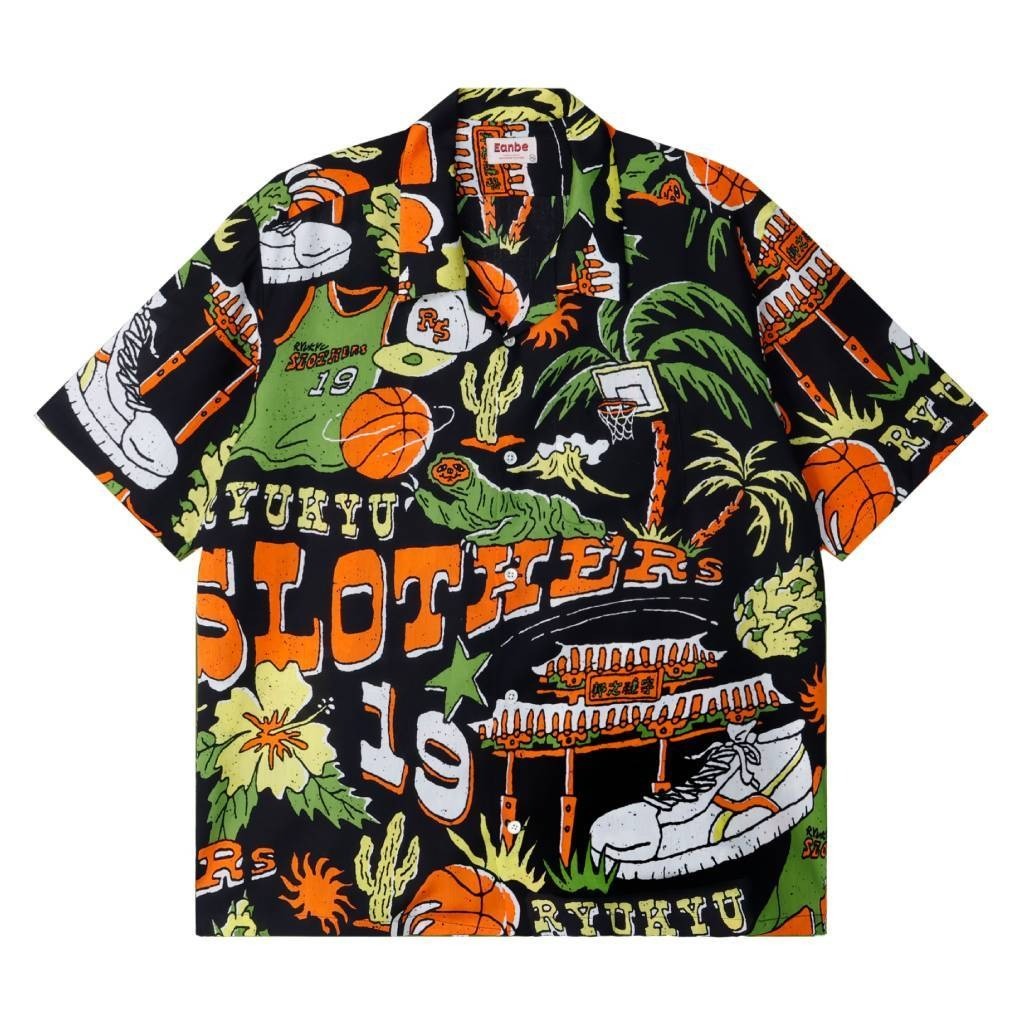 RYUKYU SLOTHERS #BLACK [SS25_SSA15-1]