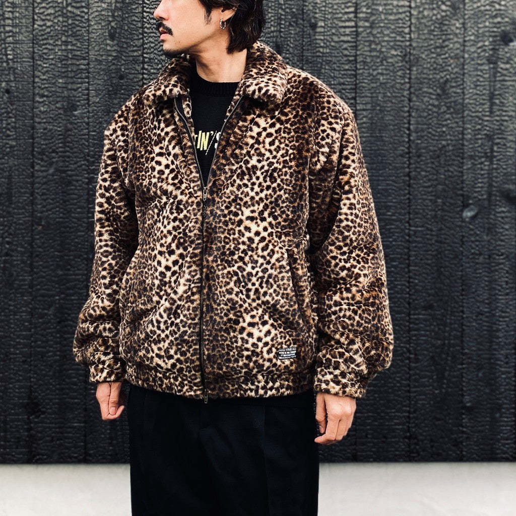 WILD THINGS | LEOPARD HAPPY JACKET #BEIGE [25FW-WMO-WT02]_WACKO