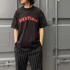 HIGHTTIMES | 圓領 T 卹 - 型號 1- #黑色 [HIGHTTIMES-WM-TEE01]