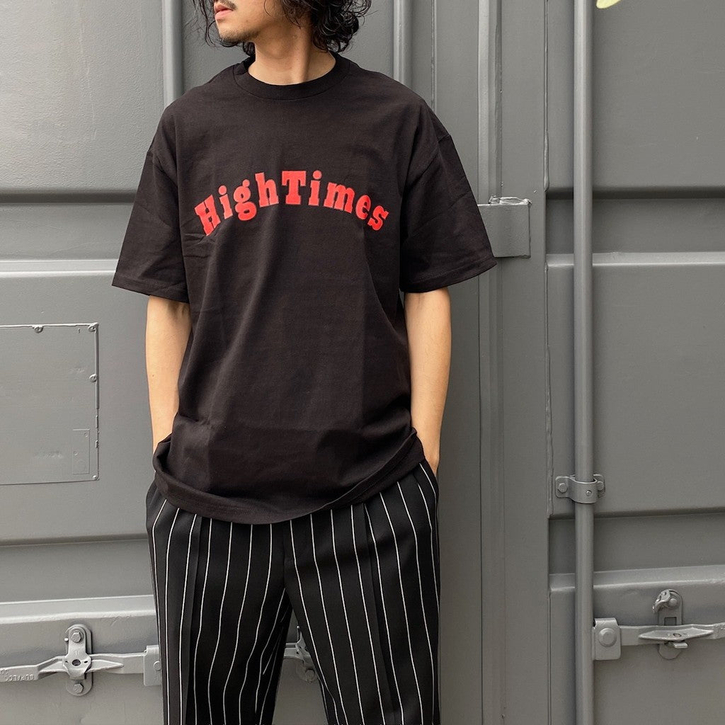 HIGHTTIMES | 圓領 T 卹 - 型號 1- #黑色 [HIGHTTIMES-WM-TEE01]