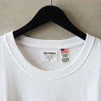 USA BODY CREW NECK POCKET T-SHIRT -TYPE 1- #WHITE [24SS-WMT-OP01]