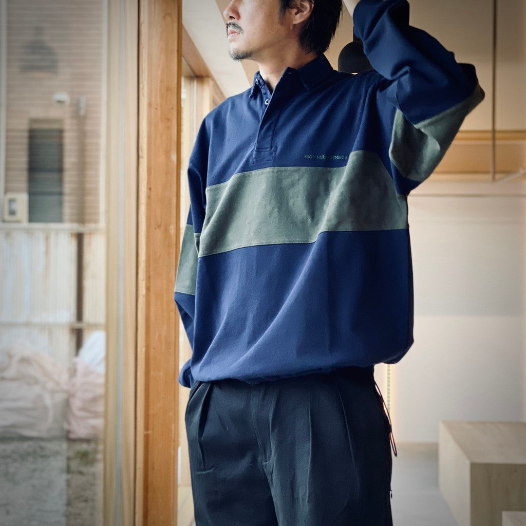 Rugby Jersey #Navy x Olive [SD25F-CT03]