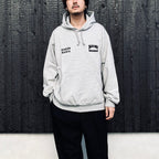 DEATH ROW RECORDS | HEAVY WEIGHT PULLOVER HOODED SWEAT SHIRT #GRAY [DEATHROW-WM-SS05]