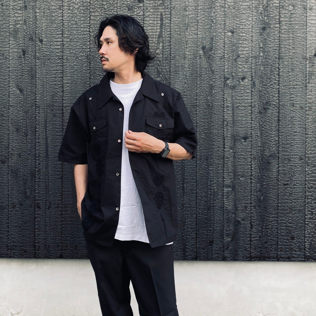 Guayabera s/s shirt #black [BV-SH2600610]