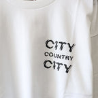 Cotton L/s T-shirt_City Country City #WHITE [CCC-241T004]