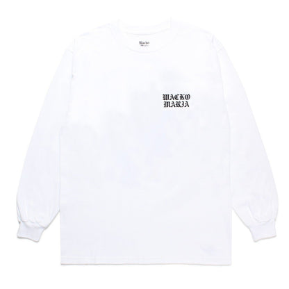 CREW NECK LONG SLEEVE T-SHIRT ( TYPE-1 ) #WHITE [24FW-WMT-LT04]