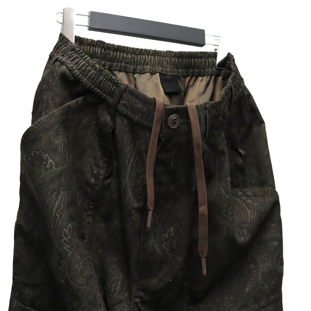 TECH MECHANICS PANTS CORDUROY PAISLEY #D.BROWN [BP-44026W]