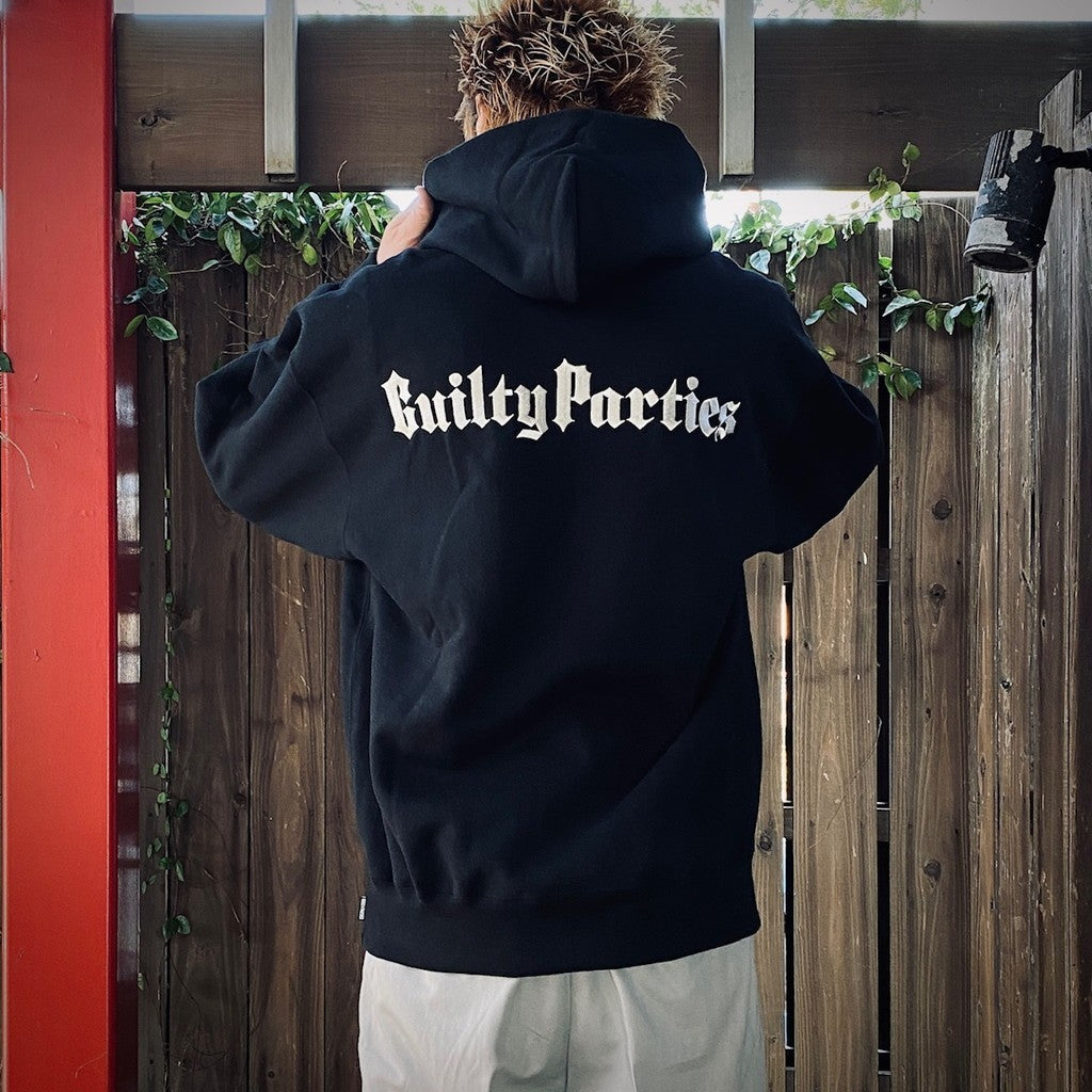 HEAVY WEIGHT PULLOVER HOODED SWEAT SHIRT ( TYPE-6 ) #BLACK [25SS-WMC-SS16]