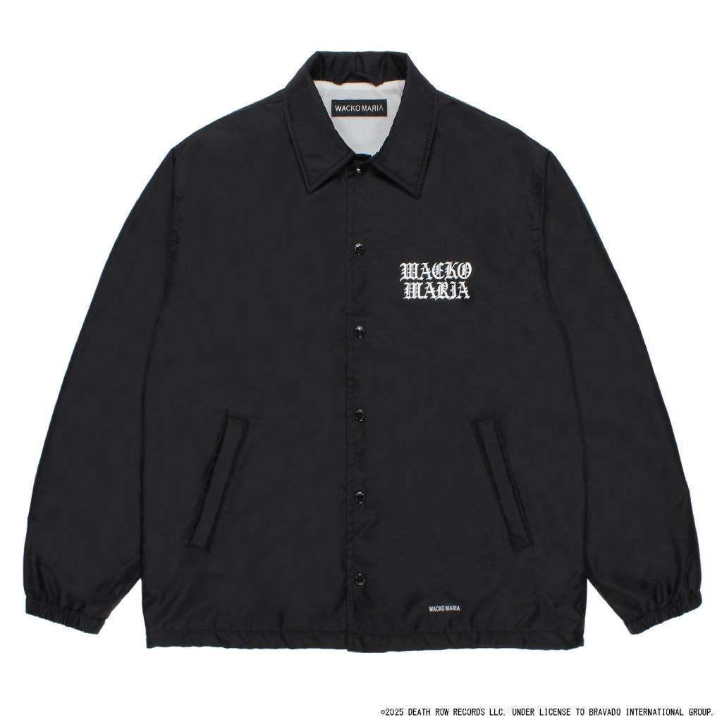 DEATH ROW RECORDS | COACH JACKET #BLACK [DEATHROW-WM-BL01]