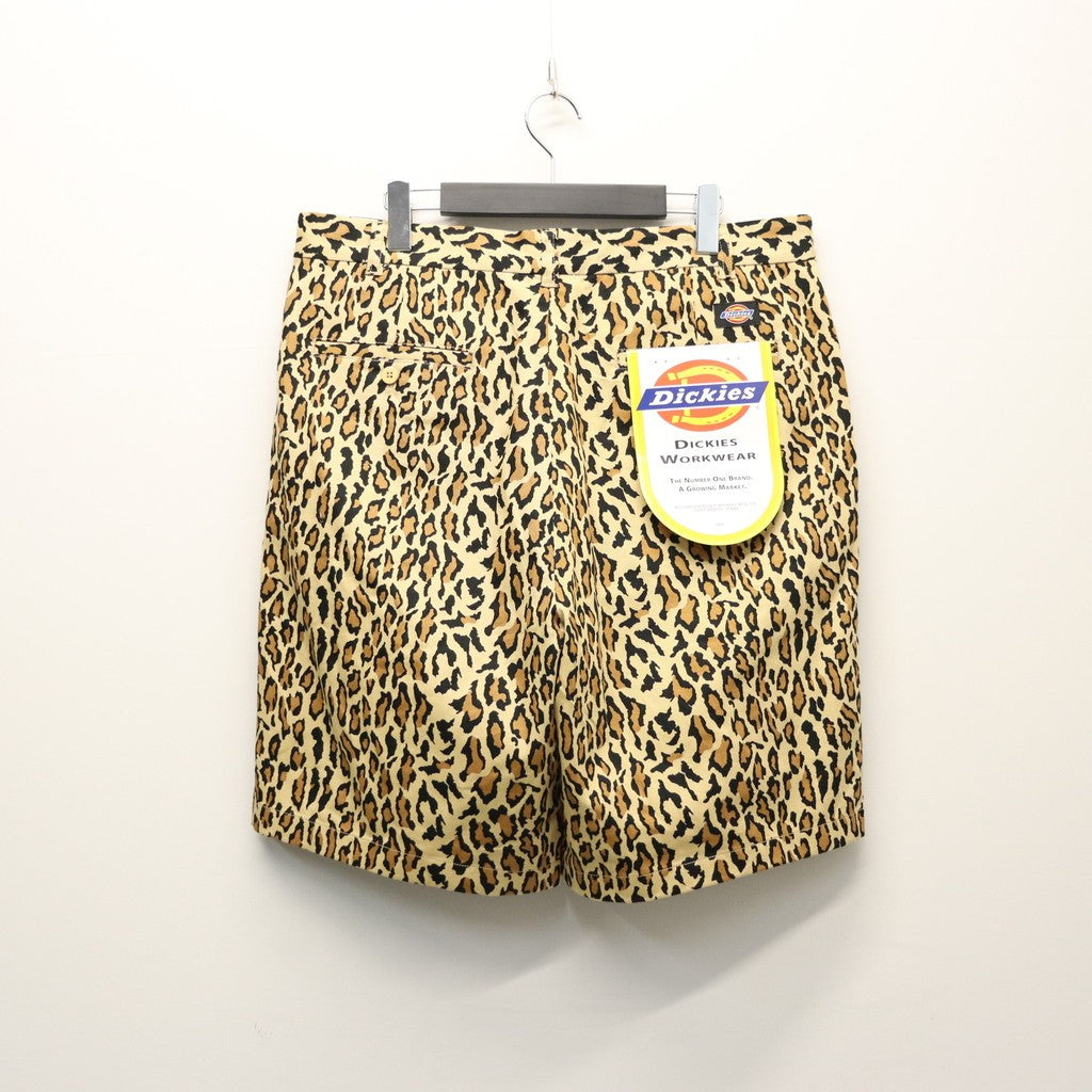 DICKIES | LEOPARD PLEATED SHORT TROUSERS #BEIGE [26SS-WMP-DC03