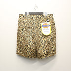 DICKIES | LEOPARD PLEATED SHORT TROUSERS #BEIGE [26SS-WMP-DC03]