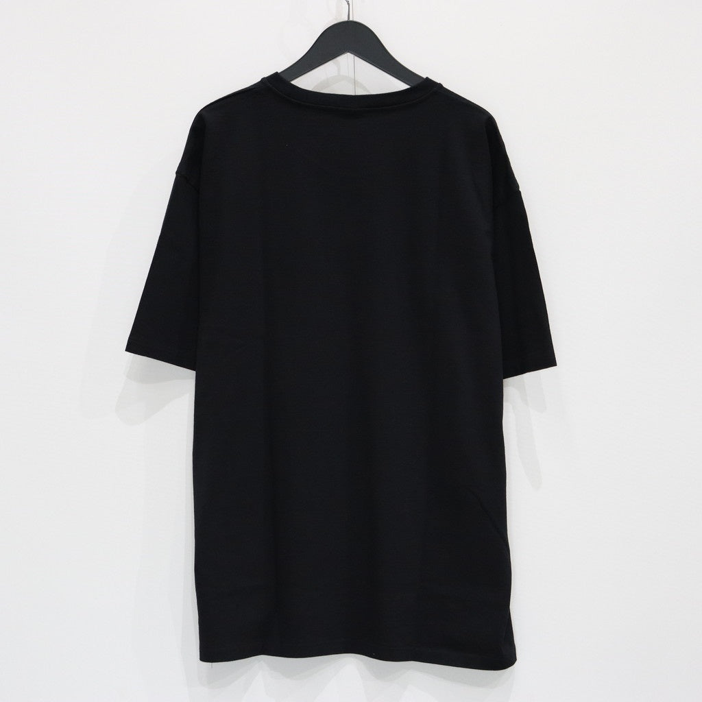 WASHED HEAVY WEIGHT CREW NECK T-SHIRT ( TYPE-2 ) #BLACK [25SS-WMT-WT02]