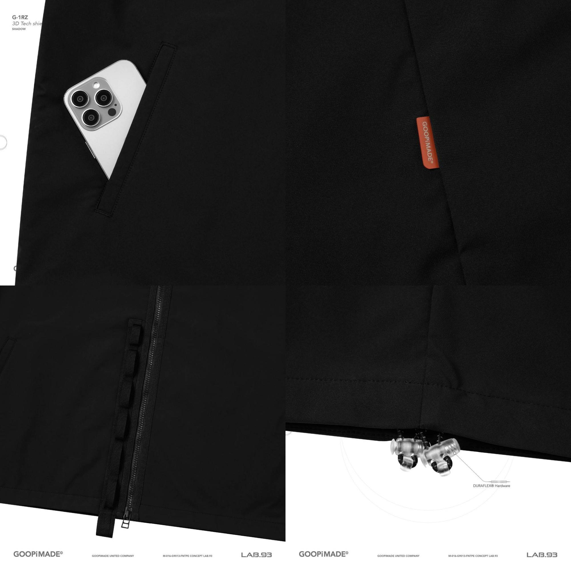 「G-1RZ」 3D Tech Shield 外套 #SHADOW [GOOPI-24AW-DEC-06]