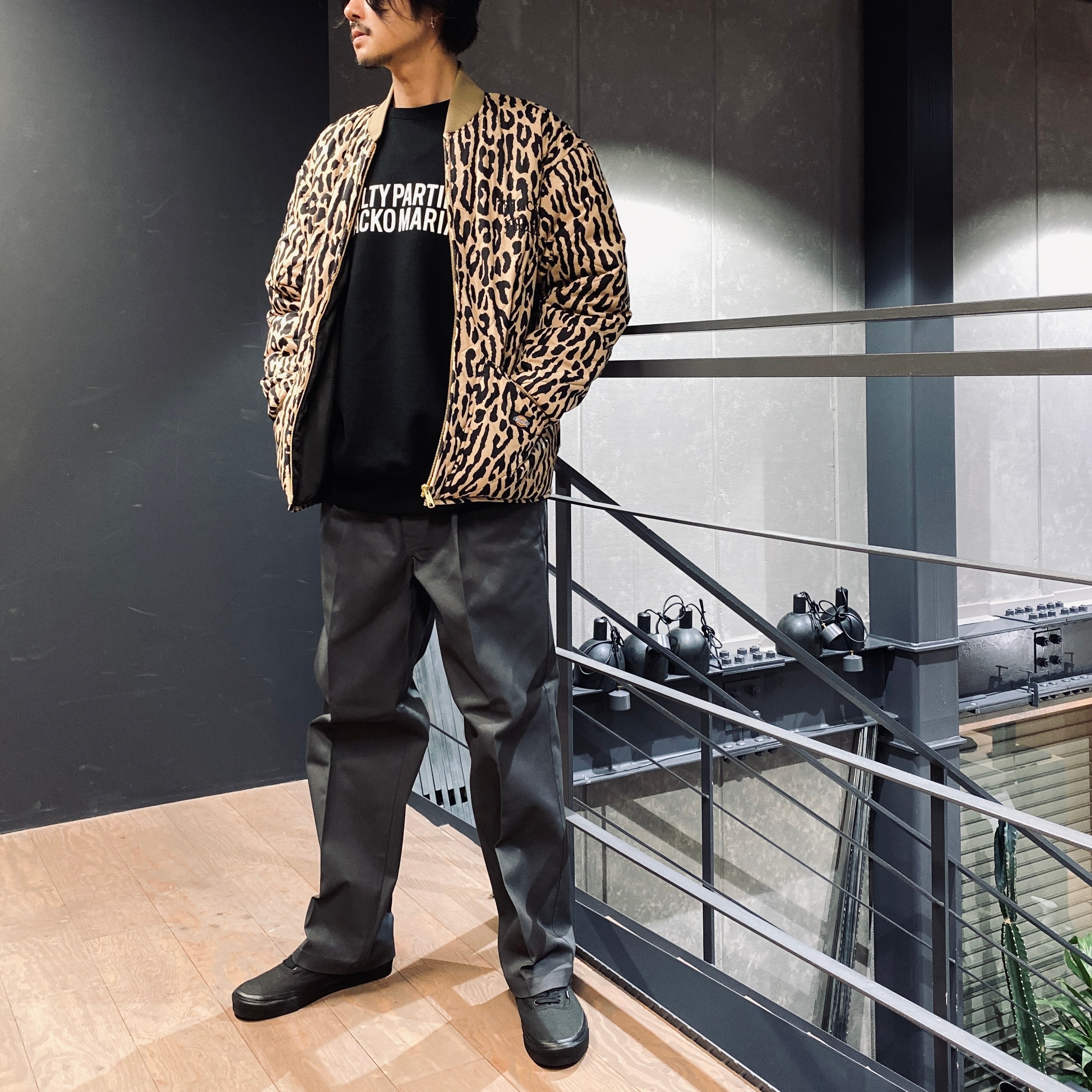 DICKIES | PLEATED TROUSERS #CHARCOAL [DICKIES-WM-PT14]_WACKO MARIA