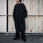 GARMENT DYE DOWN MA-1 LONG COAT 2.0 #BLACK [FST09262U0002]