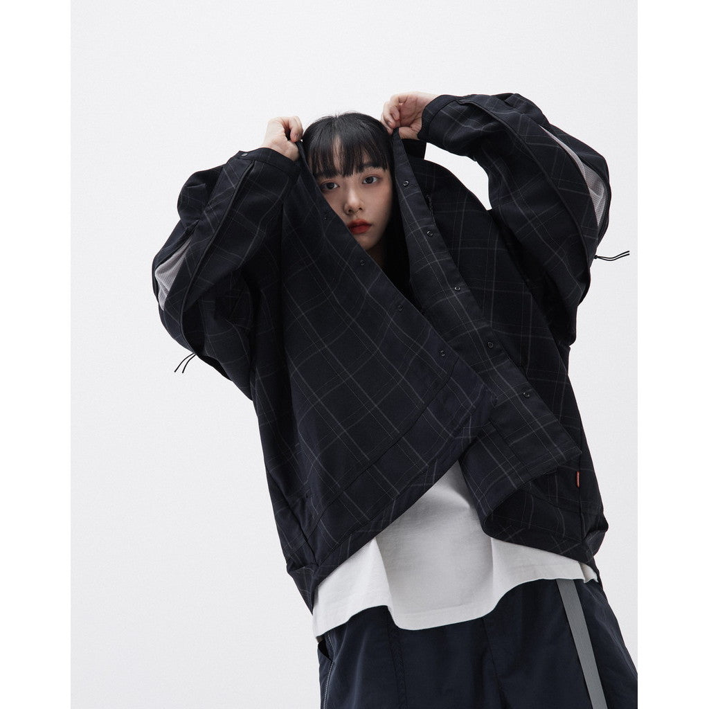 「FD-G4」超大網狀實用襯衫#MIDNIGHT NAVY [GOOPI-23AW-SEP-03]