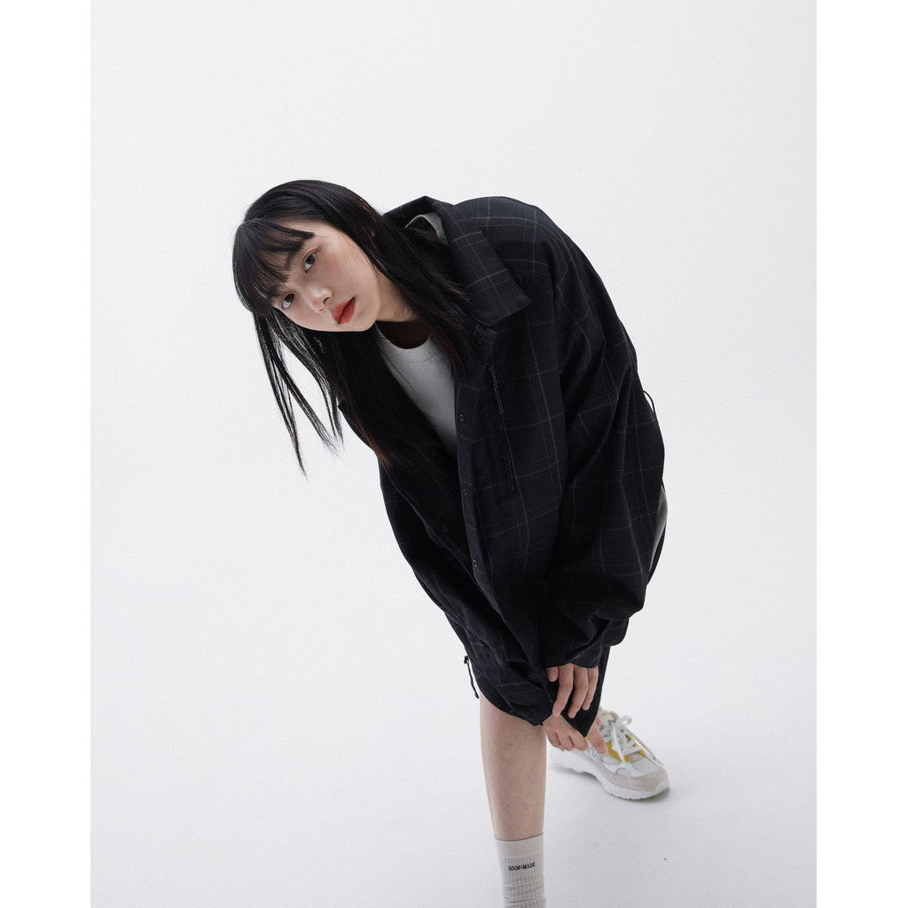 「FD-G4」超大網狀實用襯衫#MIDNIGHT NAVY [GOOPI-23AW-SEP-03]