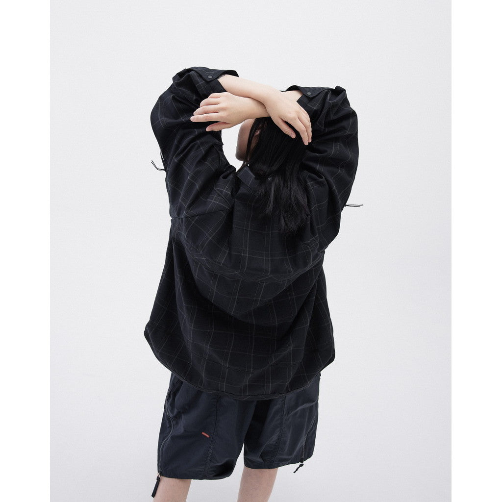 「FD-G4」超大網狀實用襯衫#MIDNIGHT NAVY [GOOPI-23AW-SEP-03]