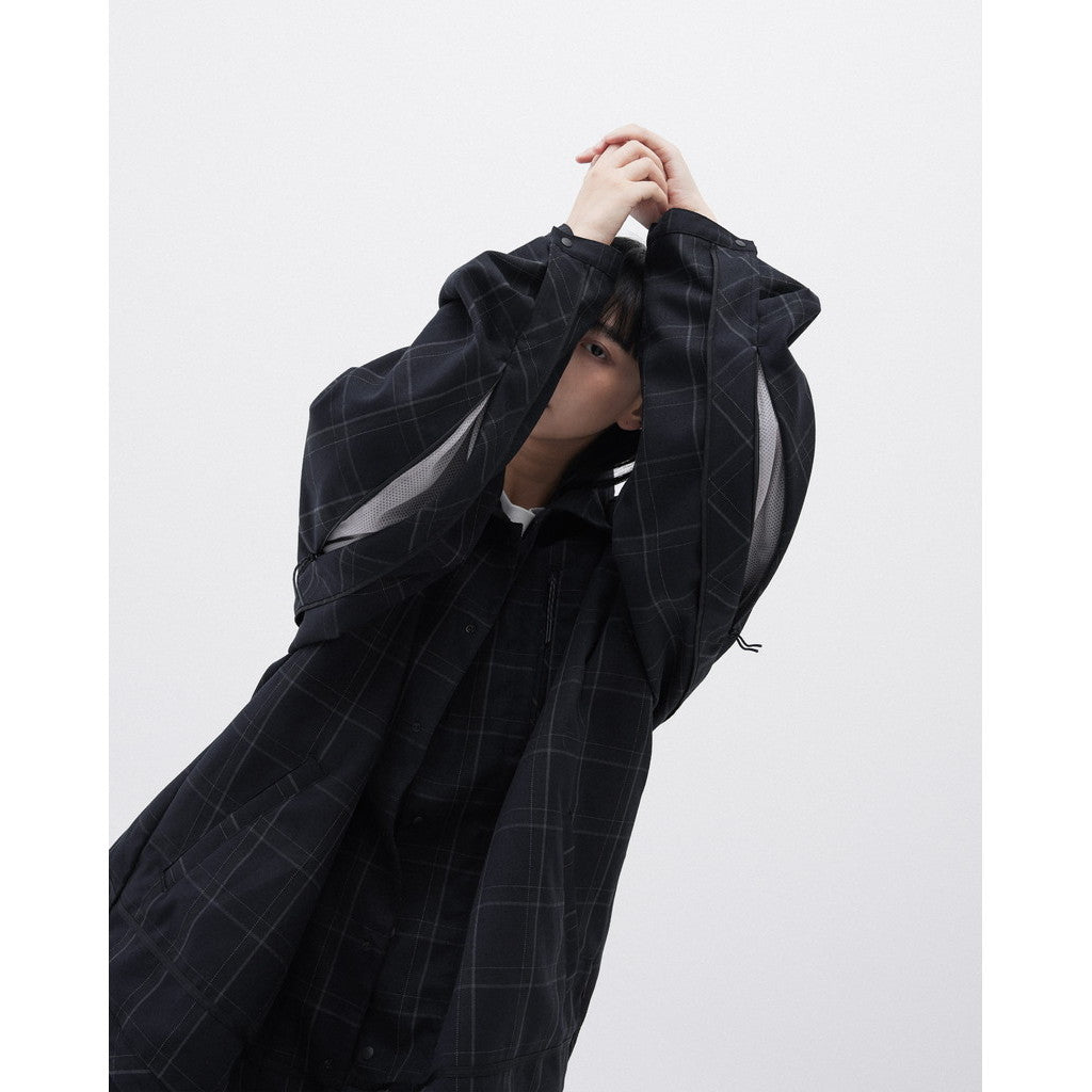 「FD-G4」超大網狀實用襯衫#MIDNIGHT NAVY [GOOPI-23AW-SEP-03]