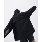 「FD-G4」超大網狀實用襯衫#MIDNIGHT NAVY [GOOPI-23AW-SEP-03]