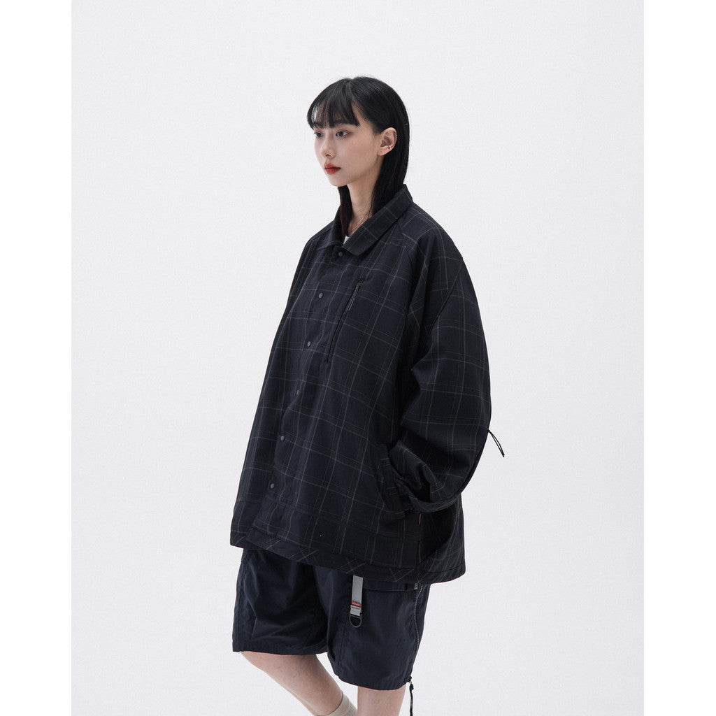 「FD-G4」超大網狀實用襯衫#MIDNIGHT NAVY [GOOPI-23AW-SEP-03]