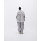 「FD-G4」 Oversized Mesh Utility Shirt #BEIGE [GOOPI-23AW-SEP-03]