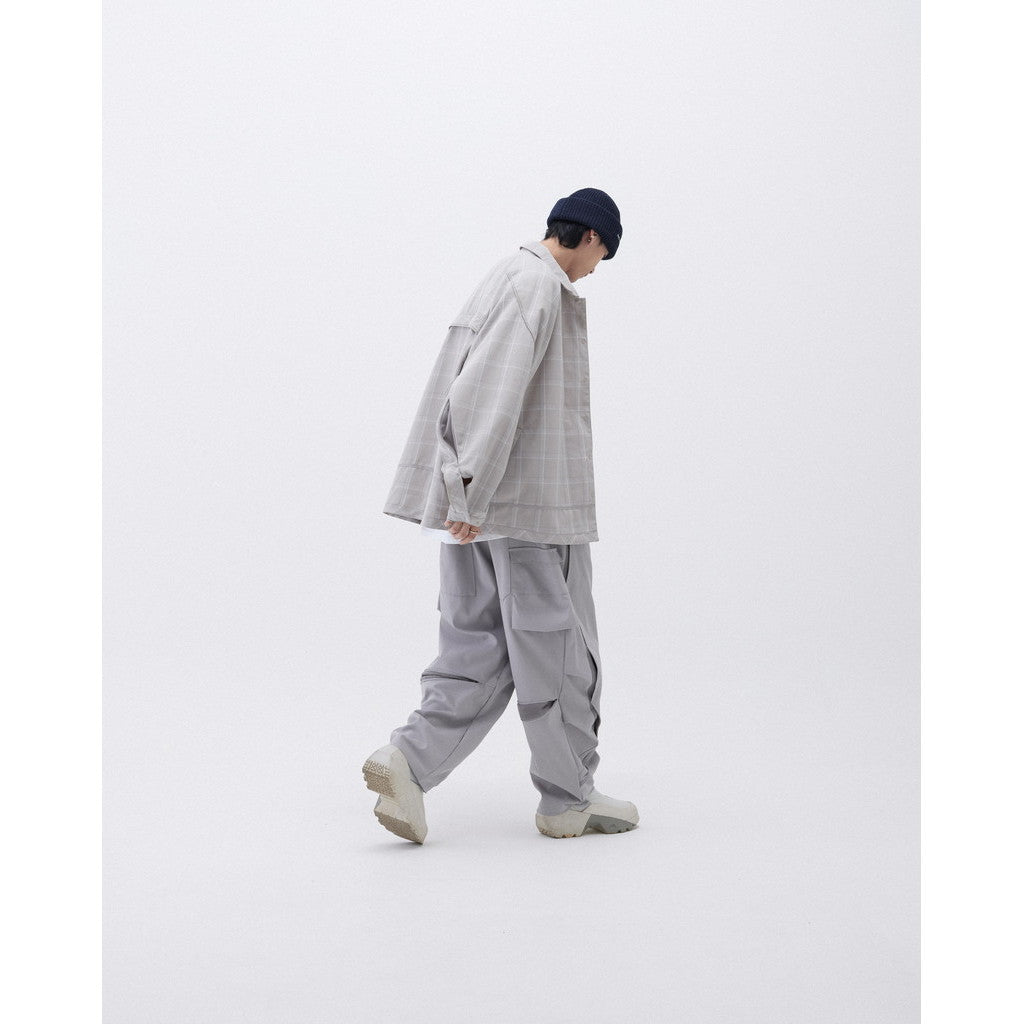 「FD-G4」 Oversized Mesh Utility Shirt #BEIGE [GOOPI-23AW-SEP-03]
