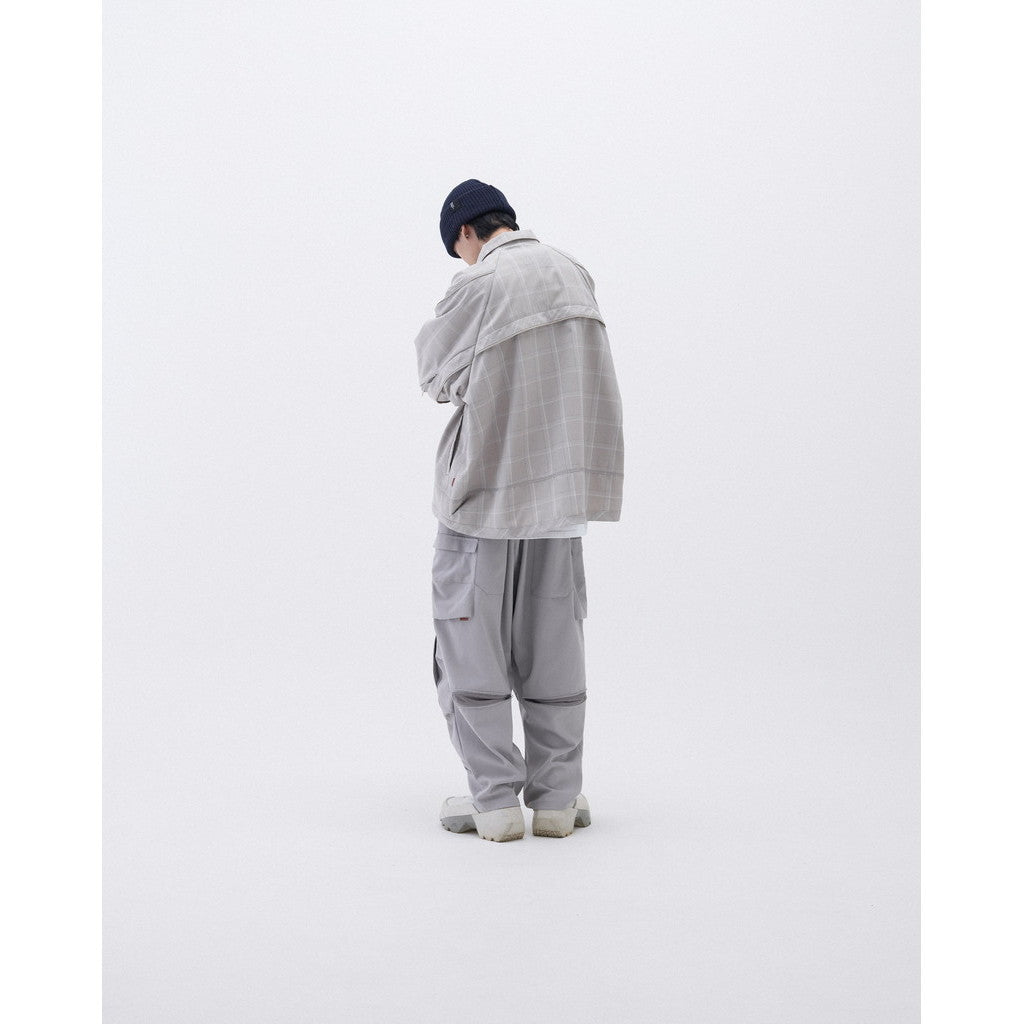 「FD-G4」 Oversized Mesh Utility Shirt #BEIGE [GOOPI-23AW-SEP-03]